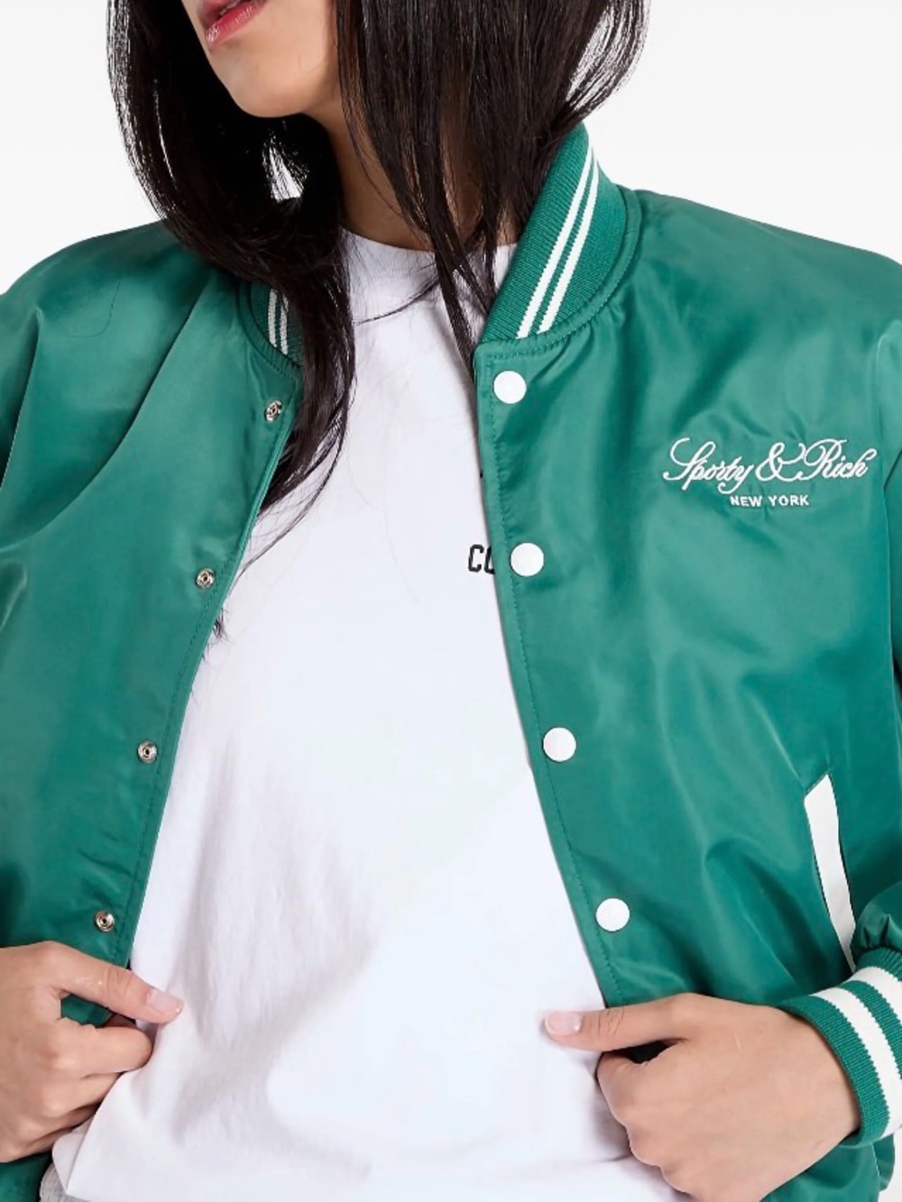 Sporty & Rich Wellness Varsity Jacket